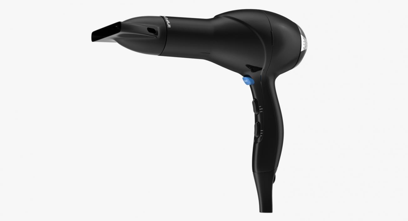 Hair Dryer with Nozzle 3D