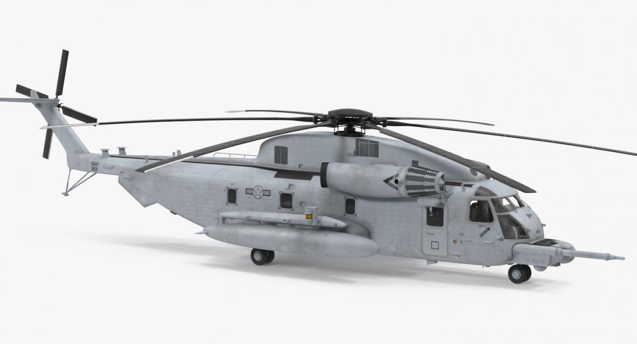 3D model Sikorsky MH-53 Pave Low Usaf Rigged