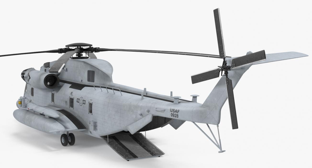 3D model Sikorsky MH-53 Pave Low Usaf Rigged