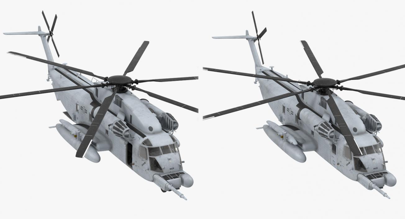 3D model Sikorsky MH-53 Pave Low Usaf Rigged