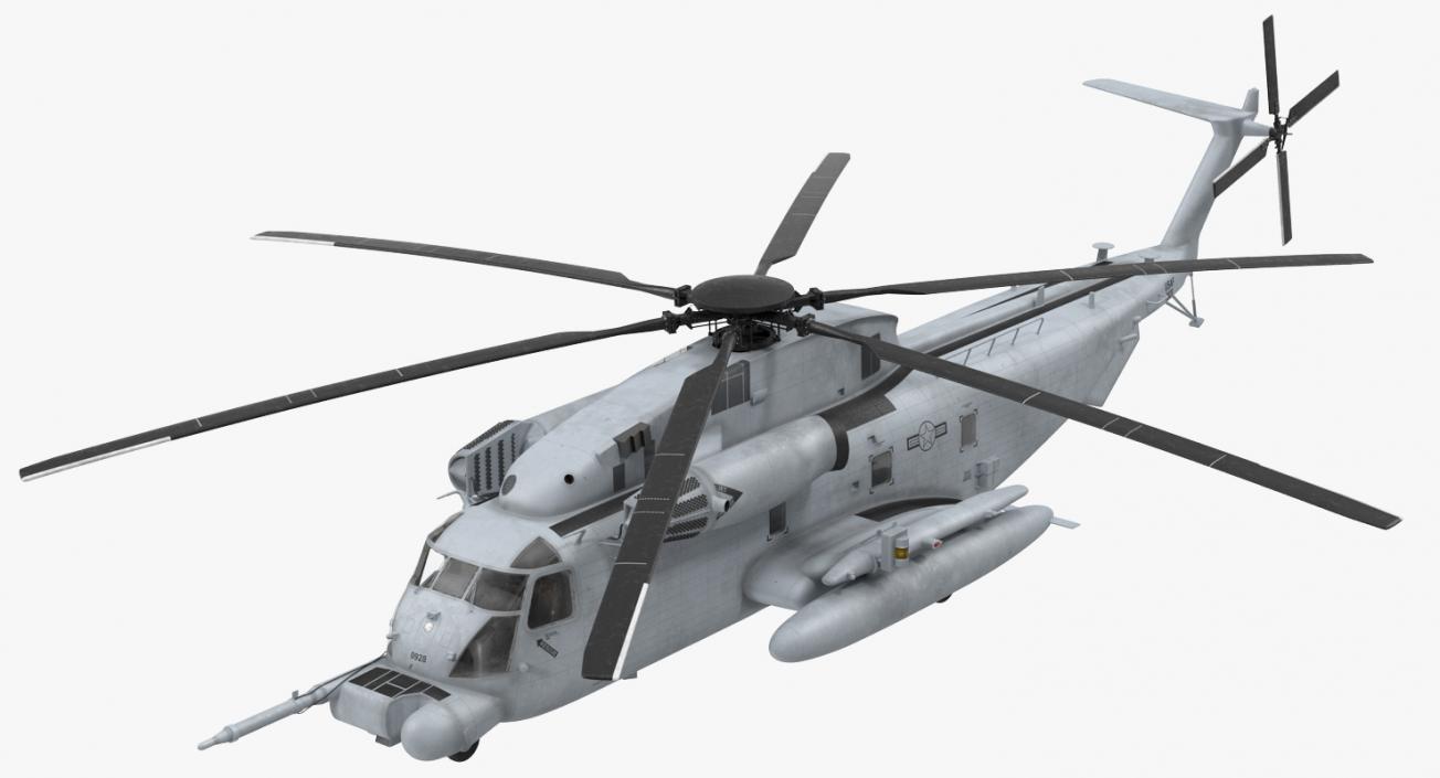 3D model Sikorsky MH-53 Pave Low Usaf Rigged