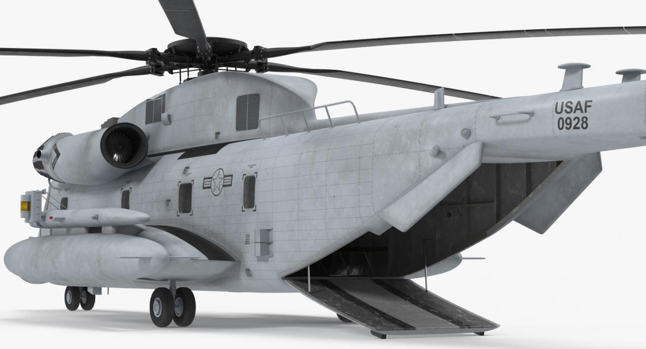 3D model Sikorsky MH-53 Pave Low Usaf Rigged