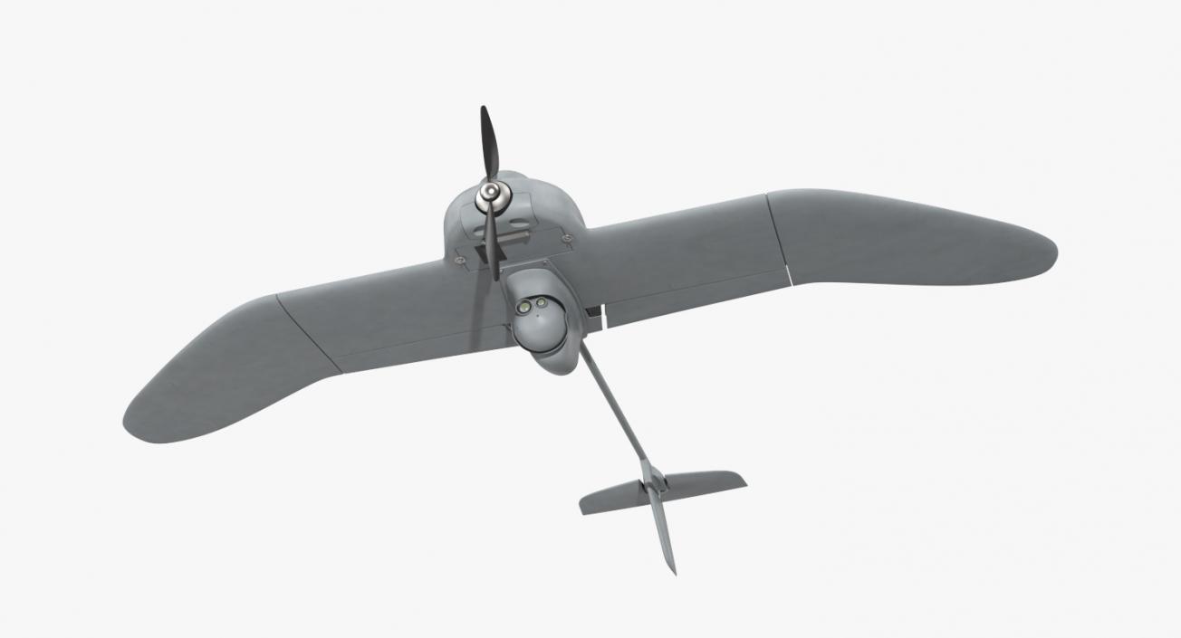 3D Remote Controlled UAV Wasp AE UAS model