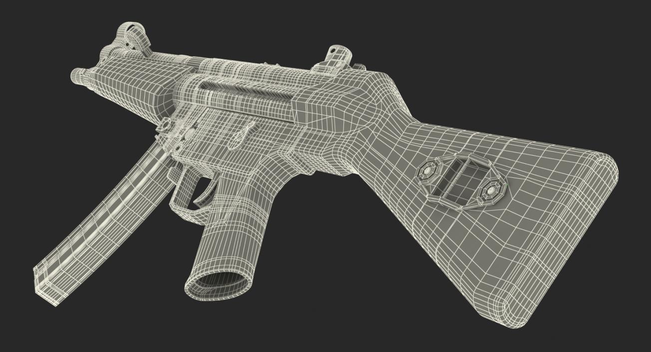 MP5 SMG German Submachine Gun 3D model