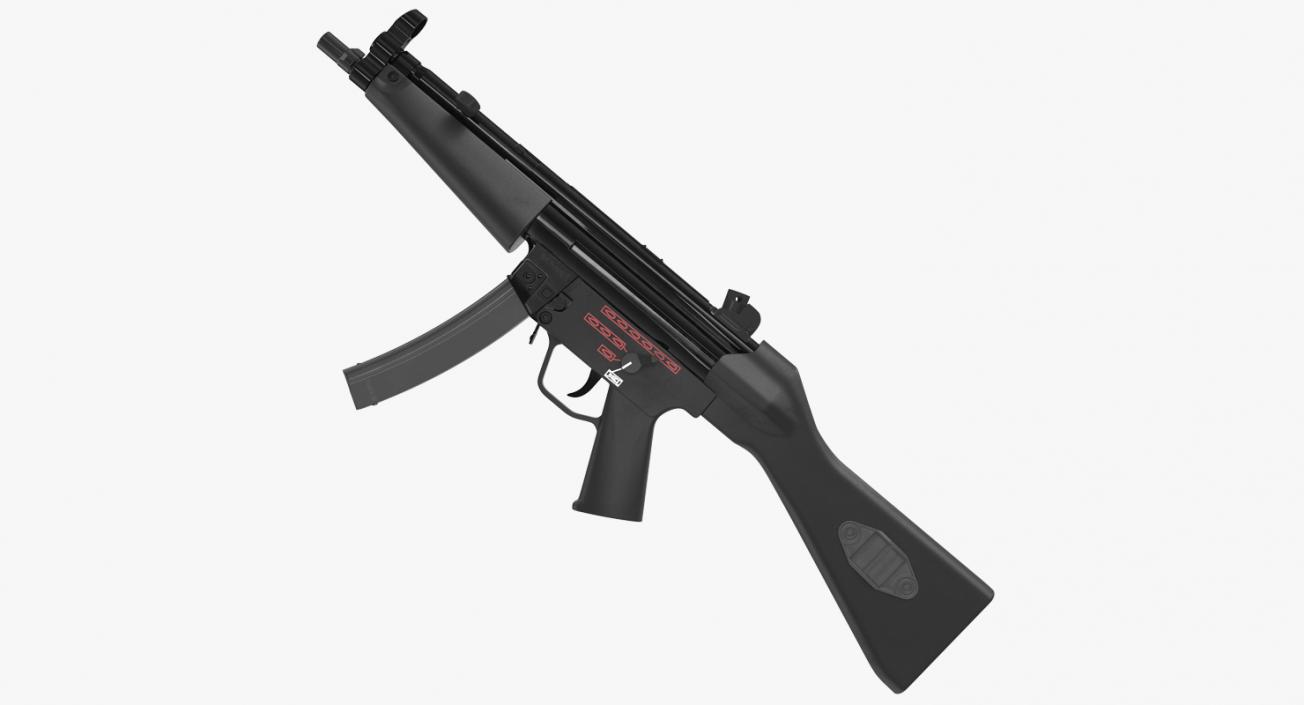 MP5 SMG German Submachine Gun 3D model