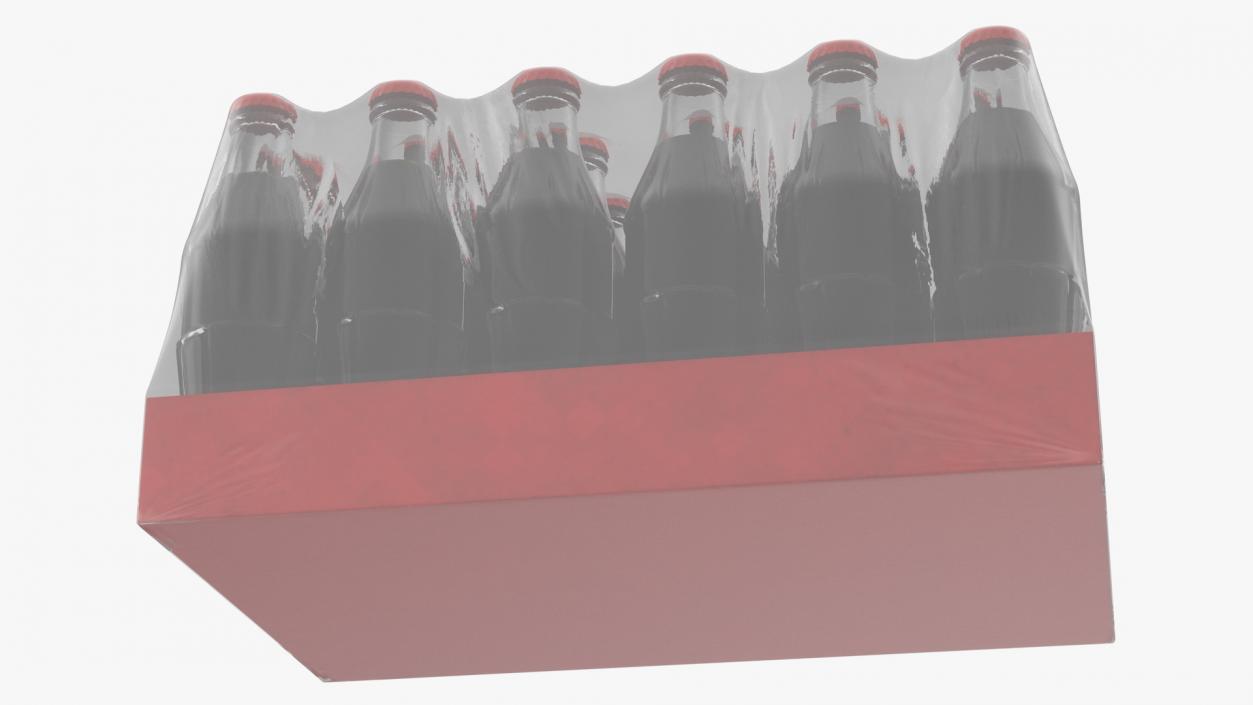 3D model 24 Soda Glass Bottle Case