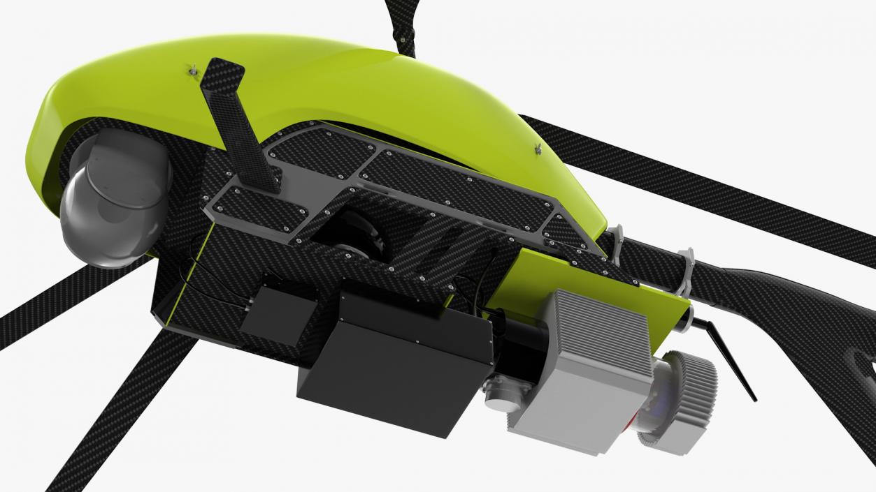 3D model Helicopter UAV Drone