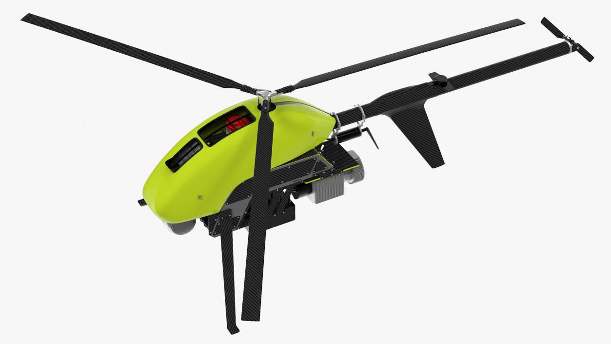 3D model Helicopter UAV Drone