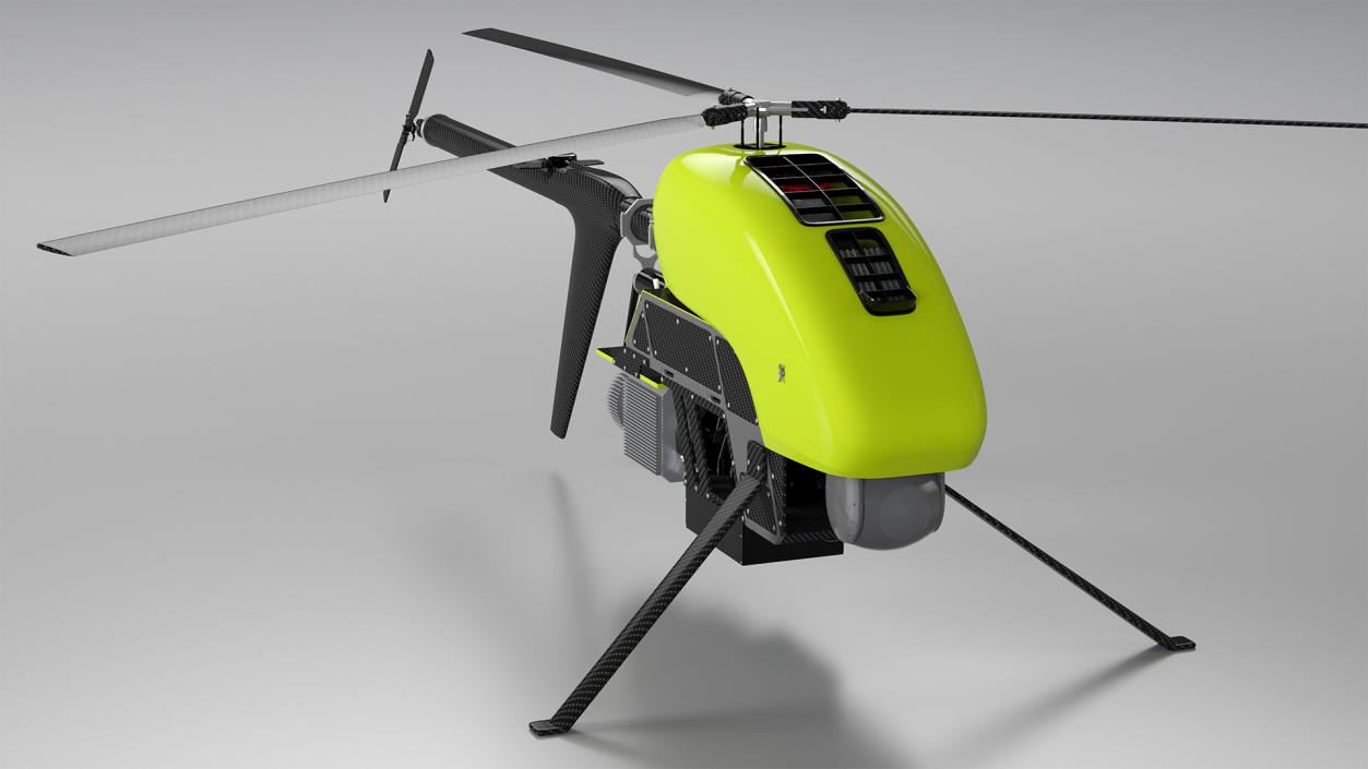 3D model Helicopter UAV Drone