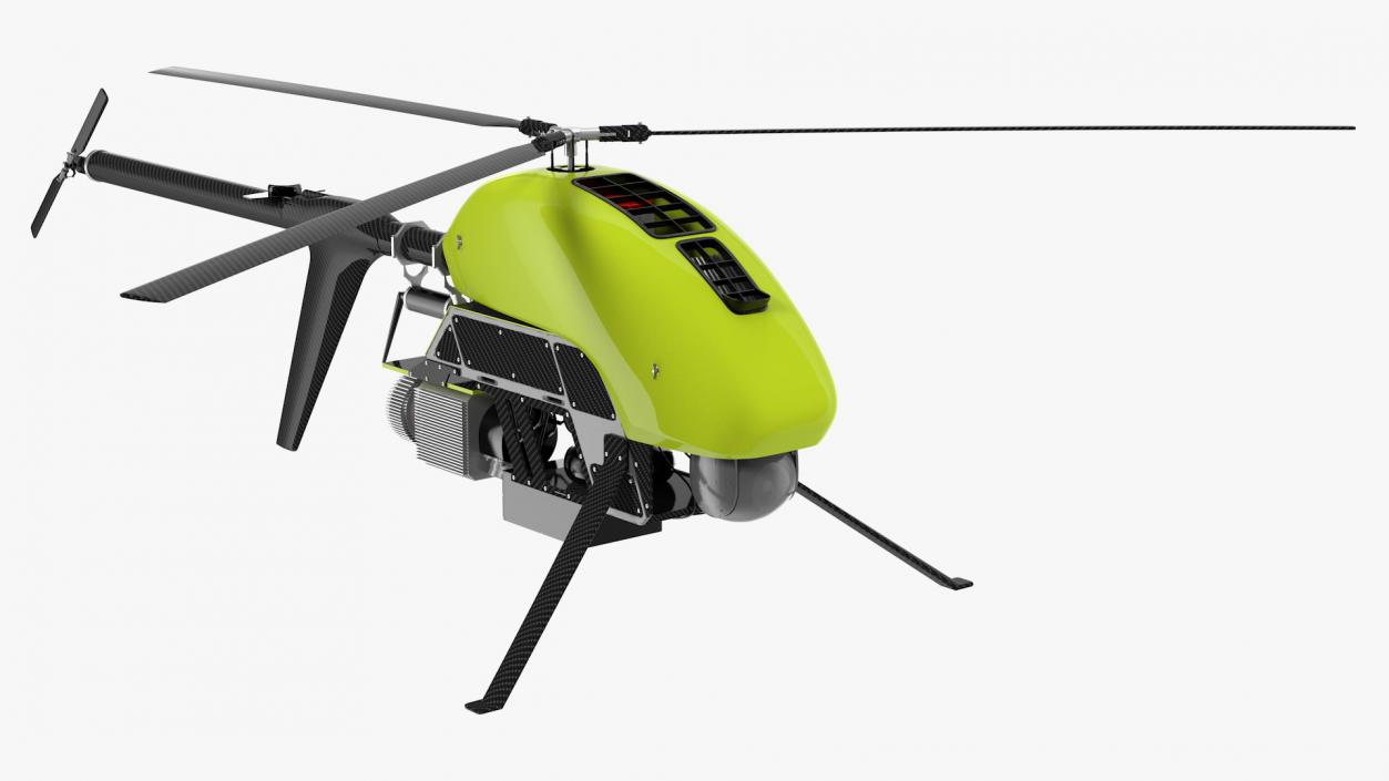 3D model Helicopter UAV Drone