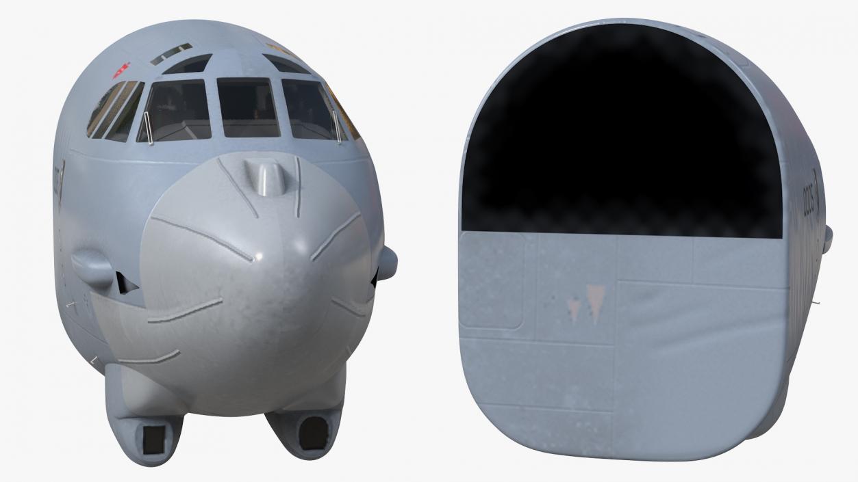 3D Boeing B52 Stratofortress Cabin