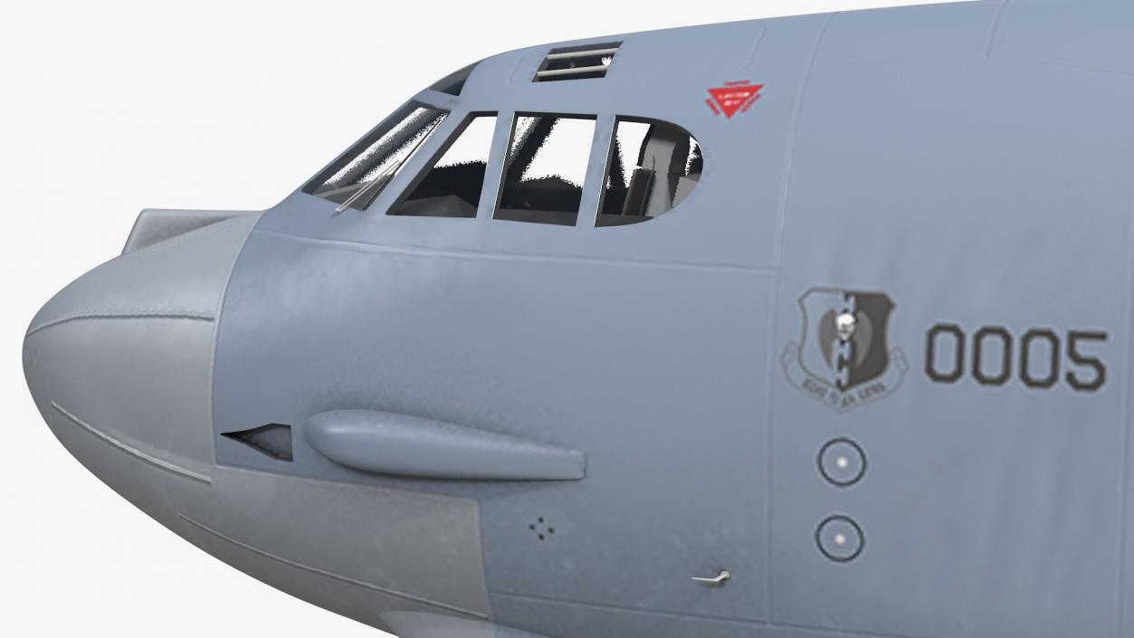 3D Boeing B52 Stratofortress Cabin