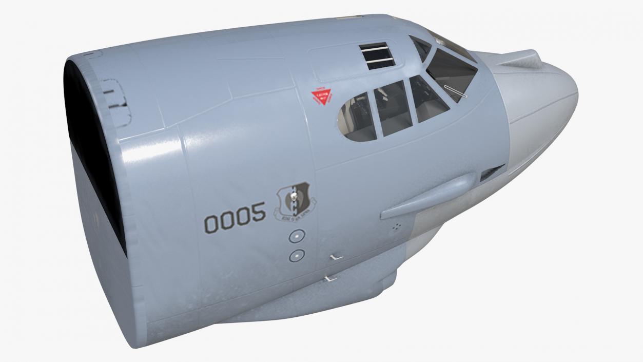 3D Boeing B52 Stratofortress Cabin