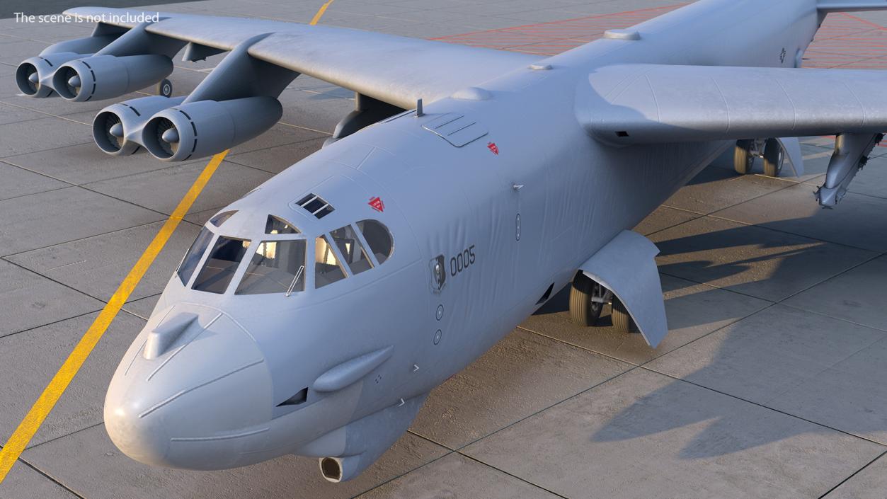 3D Boeing B52 Stratofortress Cabin