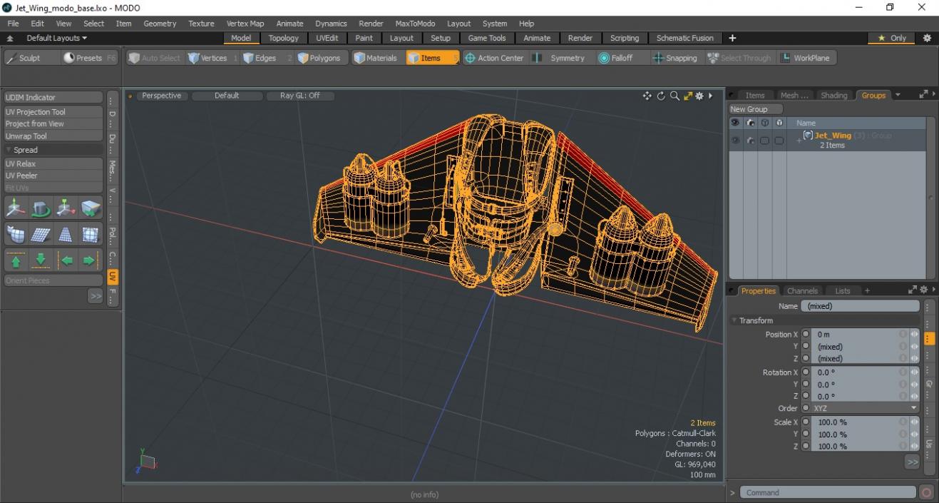 3D model Jet Wing