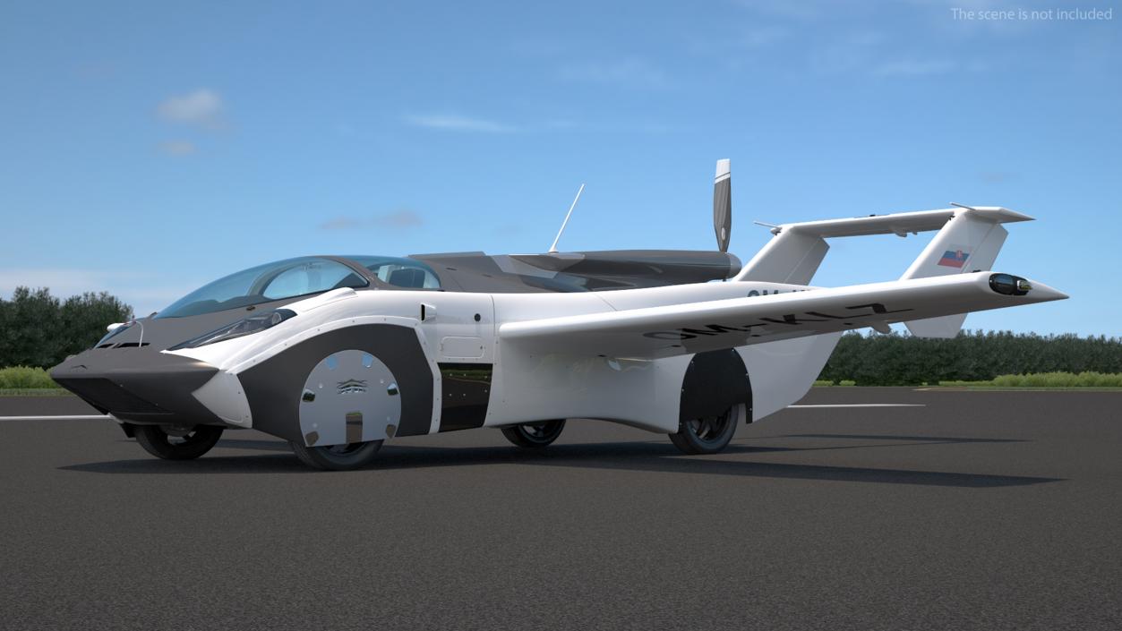 3D AirCar Rigged(1)