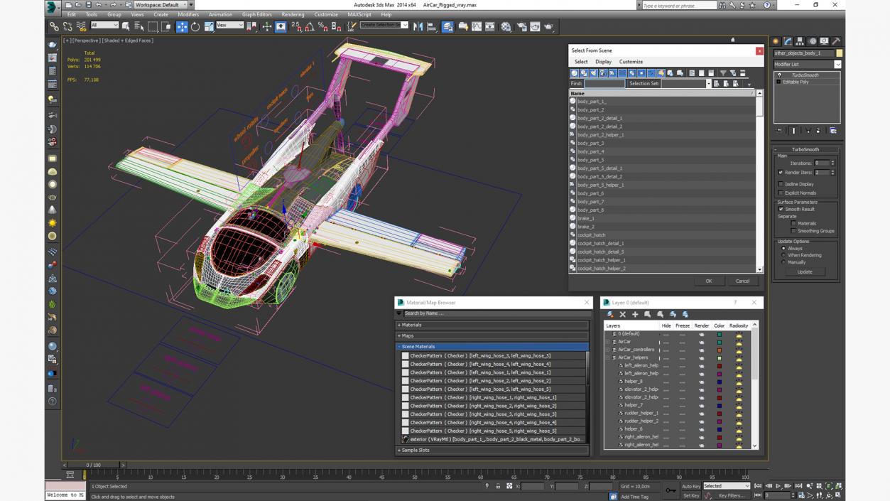 3D AirCar Rigged(1)