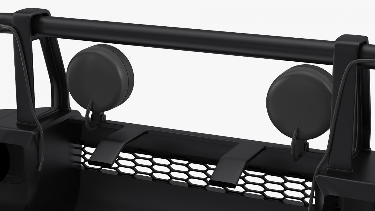 Black Steel Bullbar 3D model