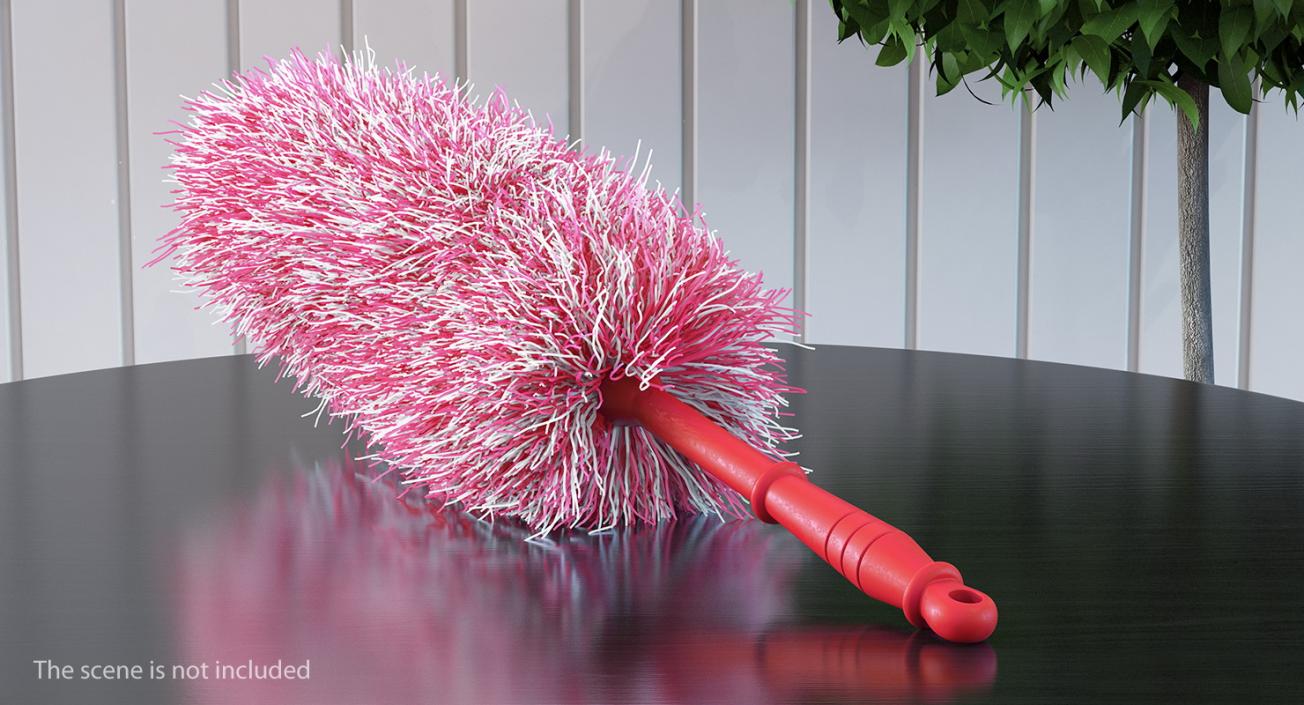 Dust Wiper Pink Fur 3D model