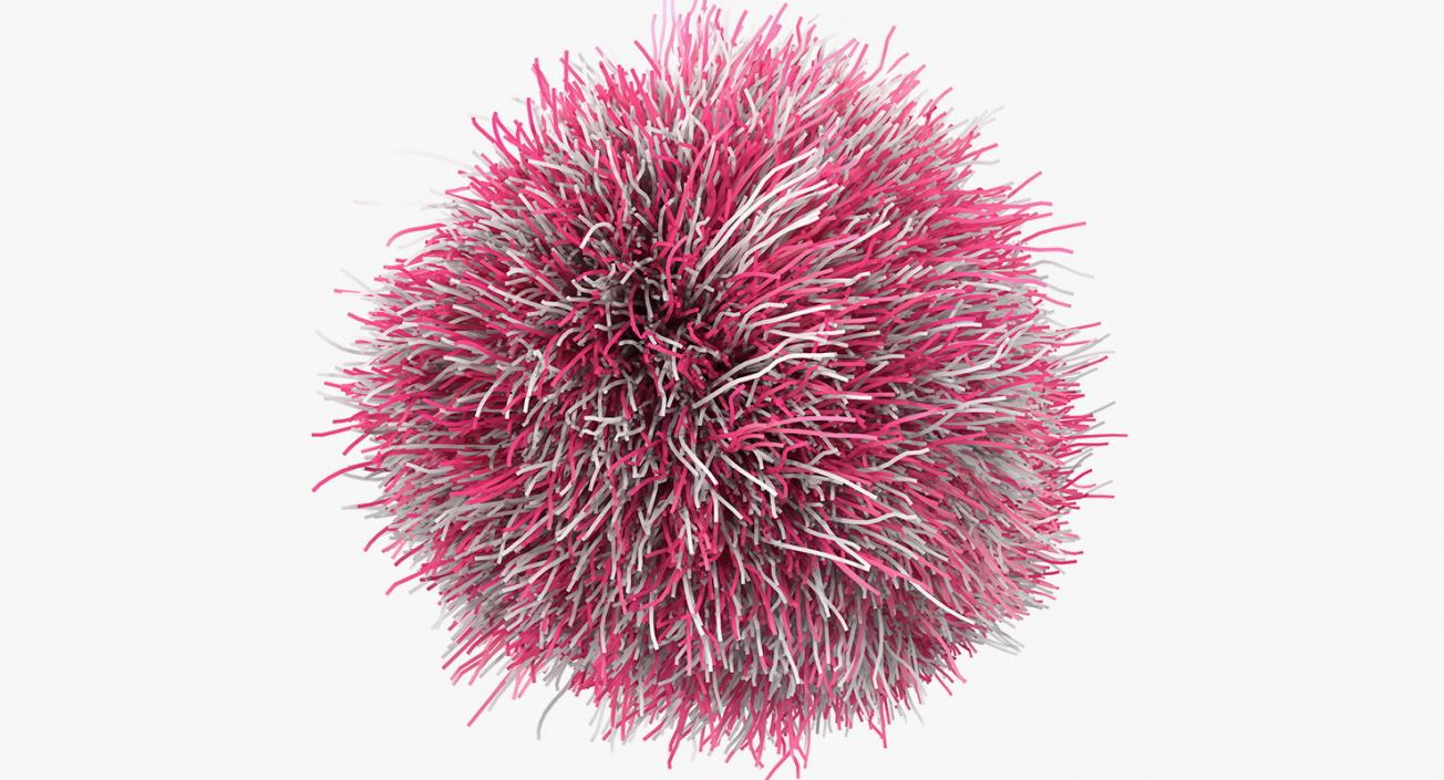 Dust Wiper Pink Fur 3D model