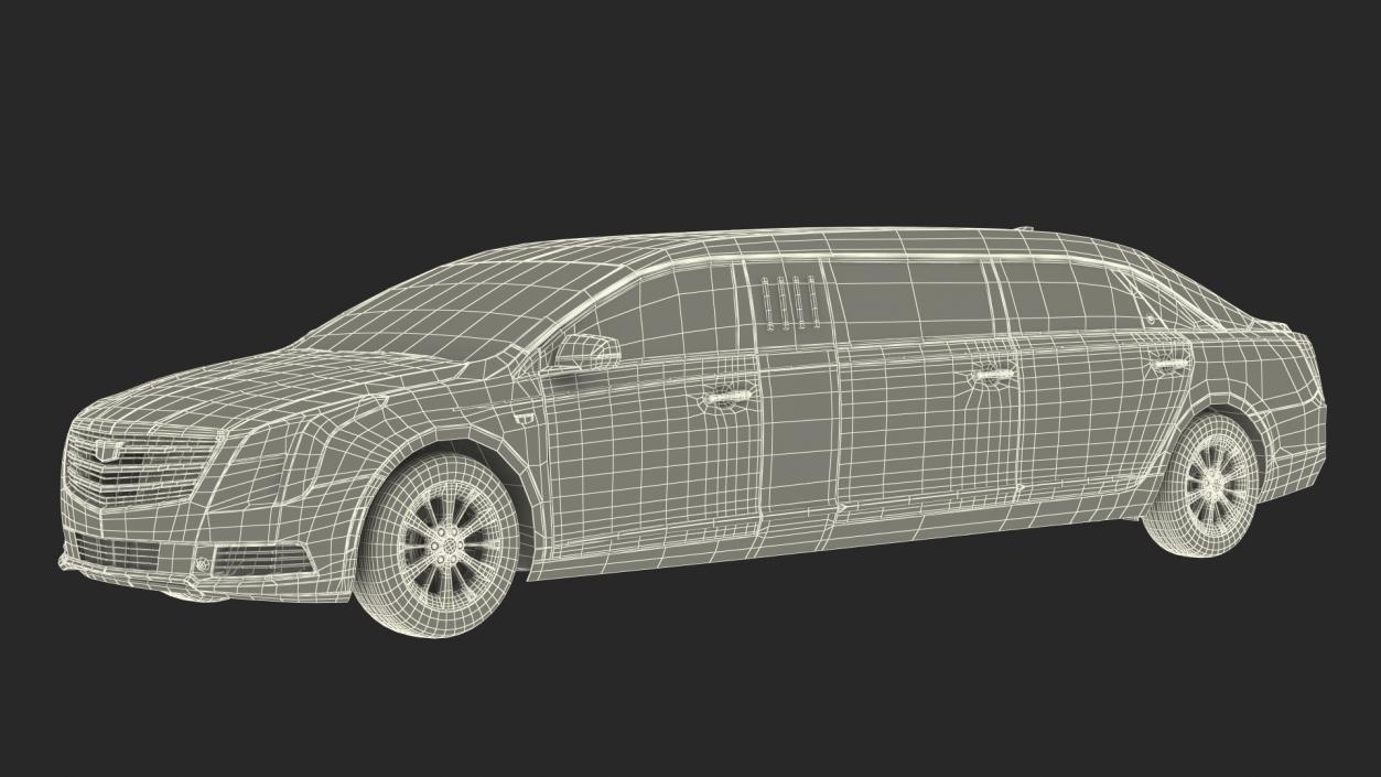 Limousine Cadillac SS 70 Stretch 3D