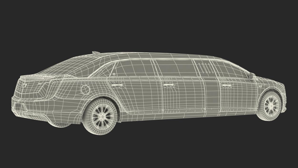 Limousine Cadillac SS 70 Stretch 3D