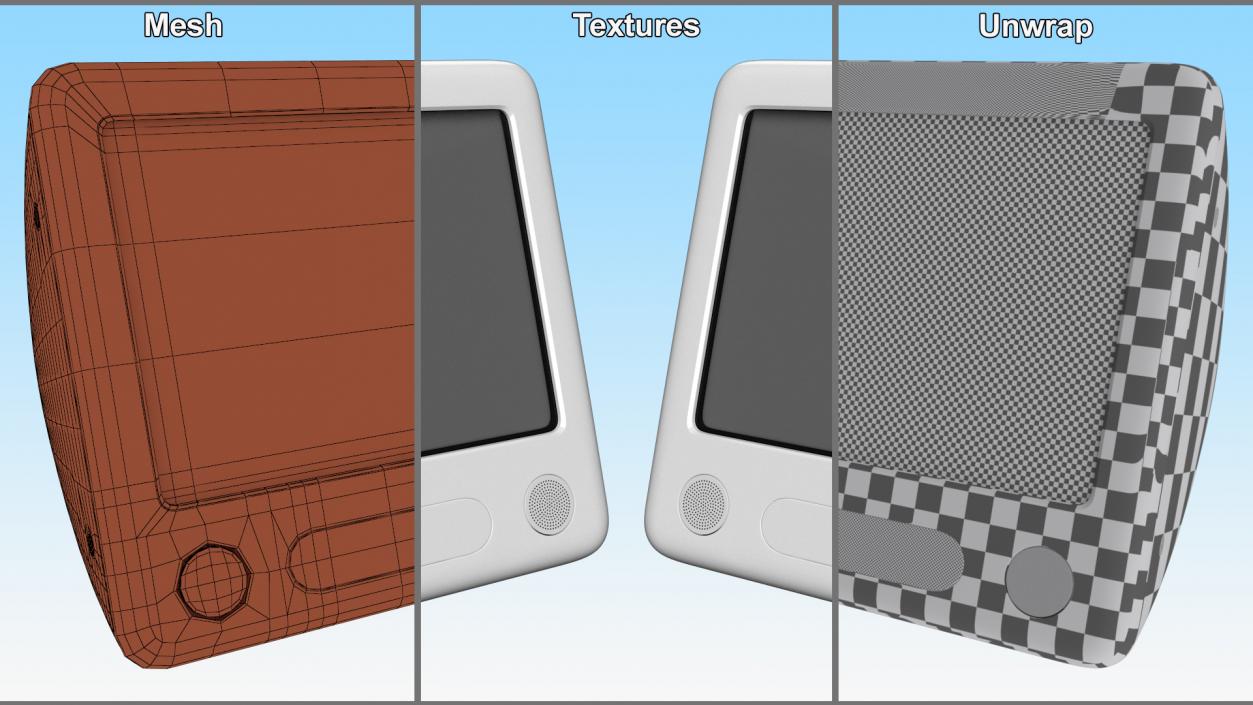 Apple eMac Computer 3D model