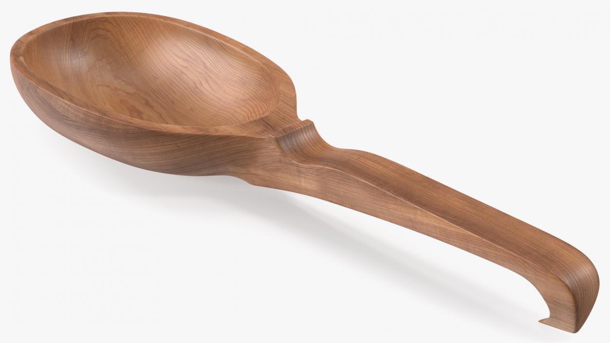 3D Wooden Sauna Ladle model