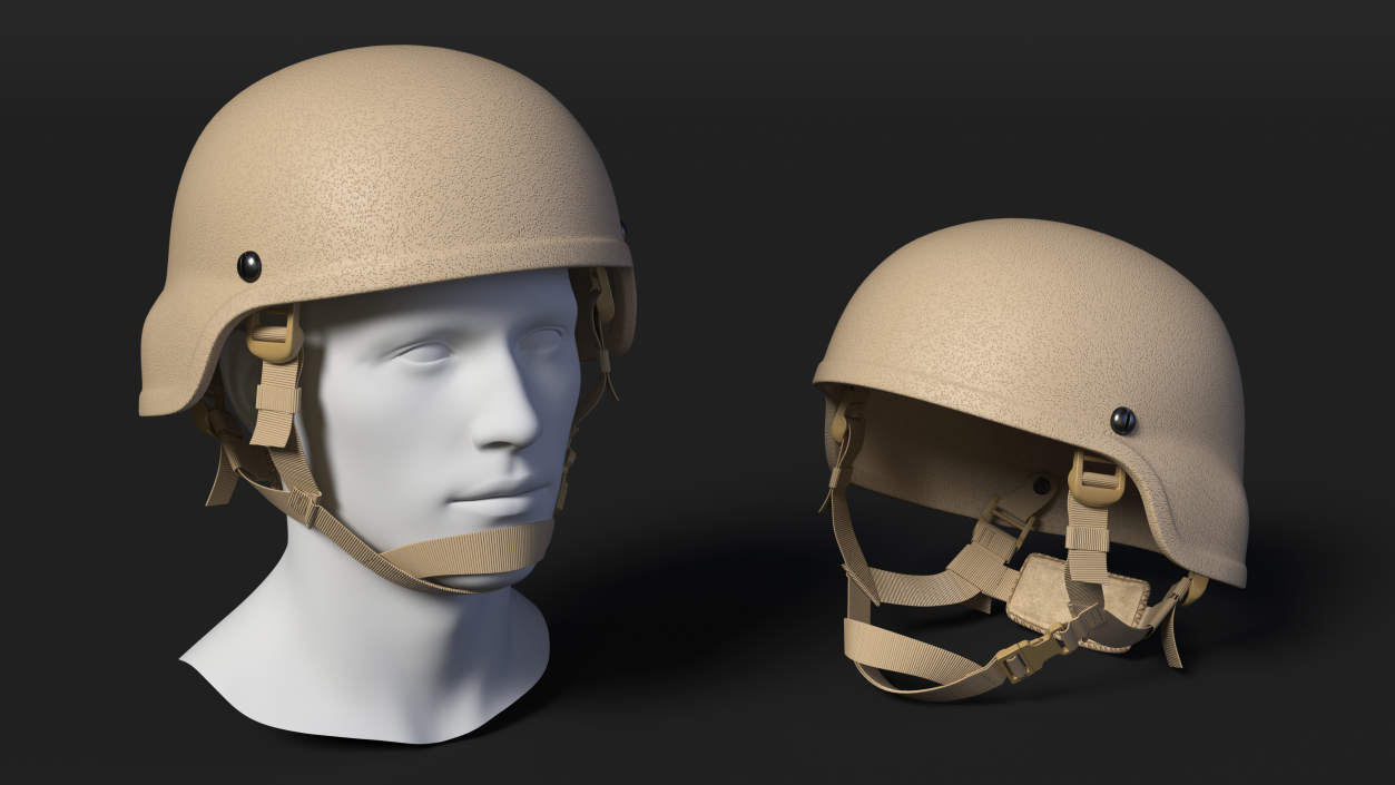 3D model US Army Enhanced Combat Helmet