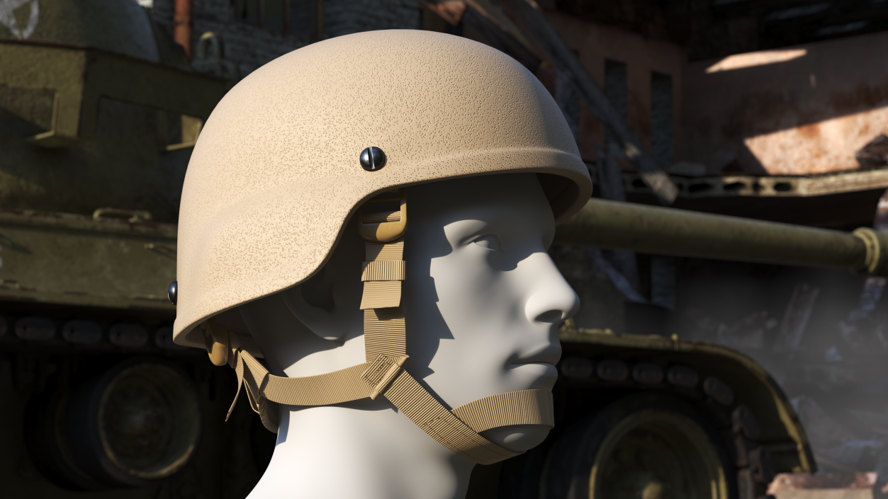 3D model US Army Enhanced Combat Helmet