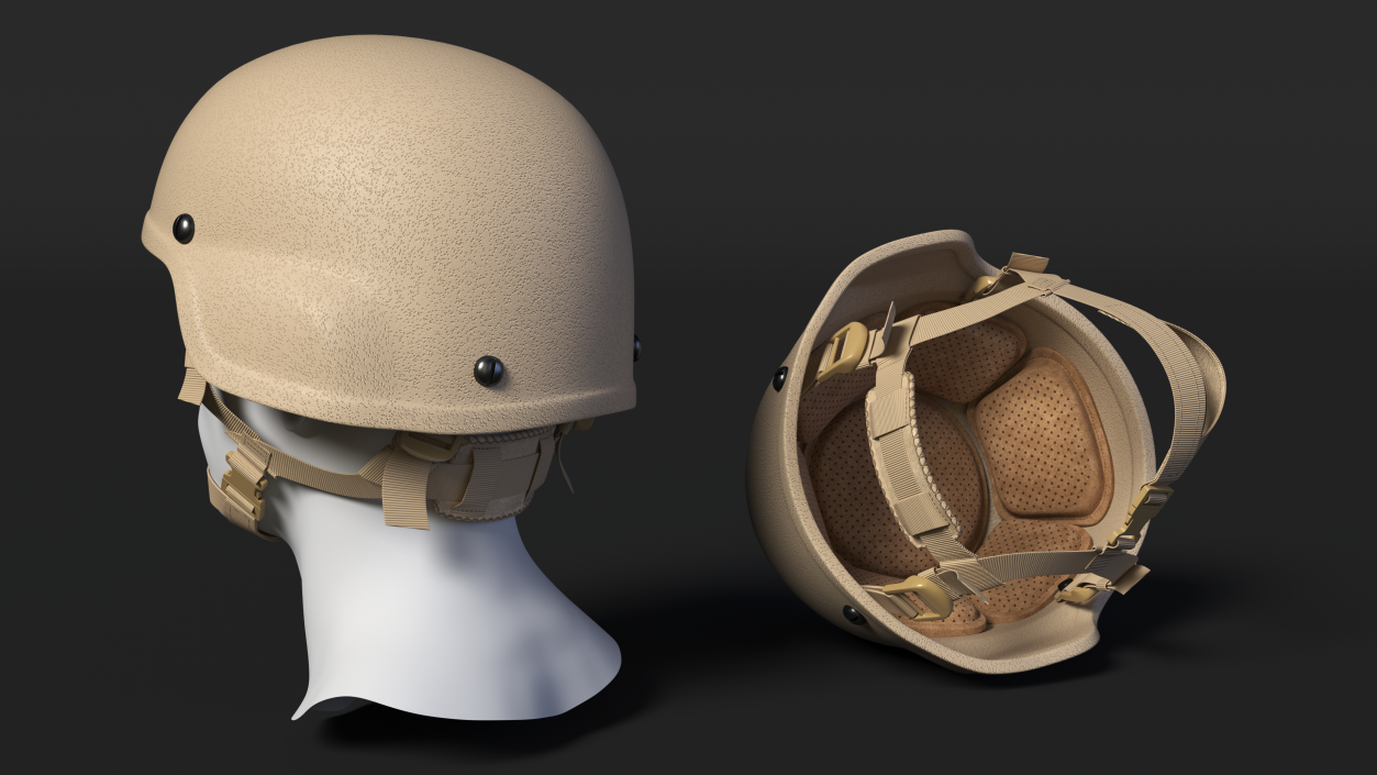 3D model US Army Enhanced Combat Helmet