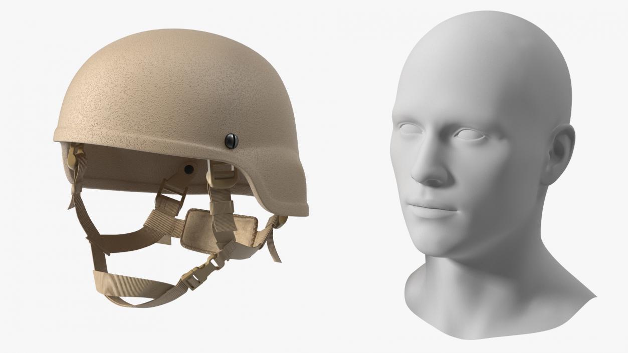 3D model US Army Enhanced Combat Helmet