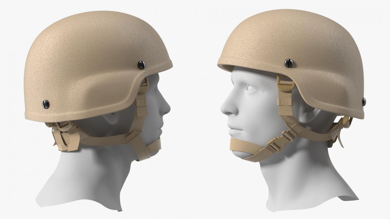 3D model US Army Enhanced Combat Helmet