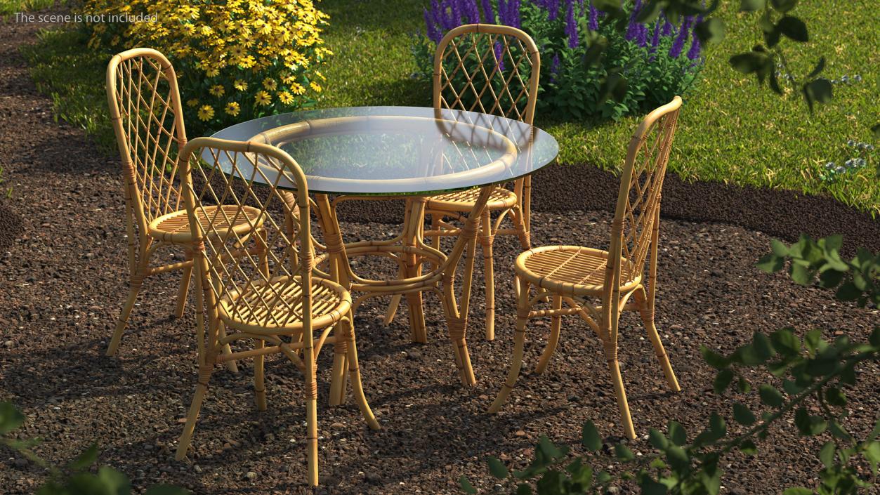 3D Bamboo Chairs Collection 3