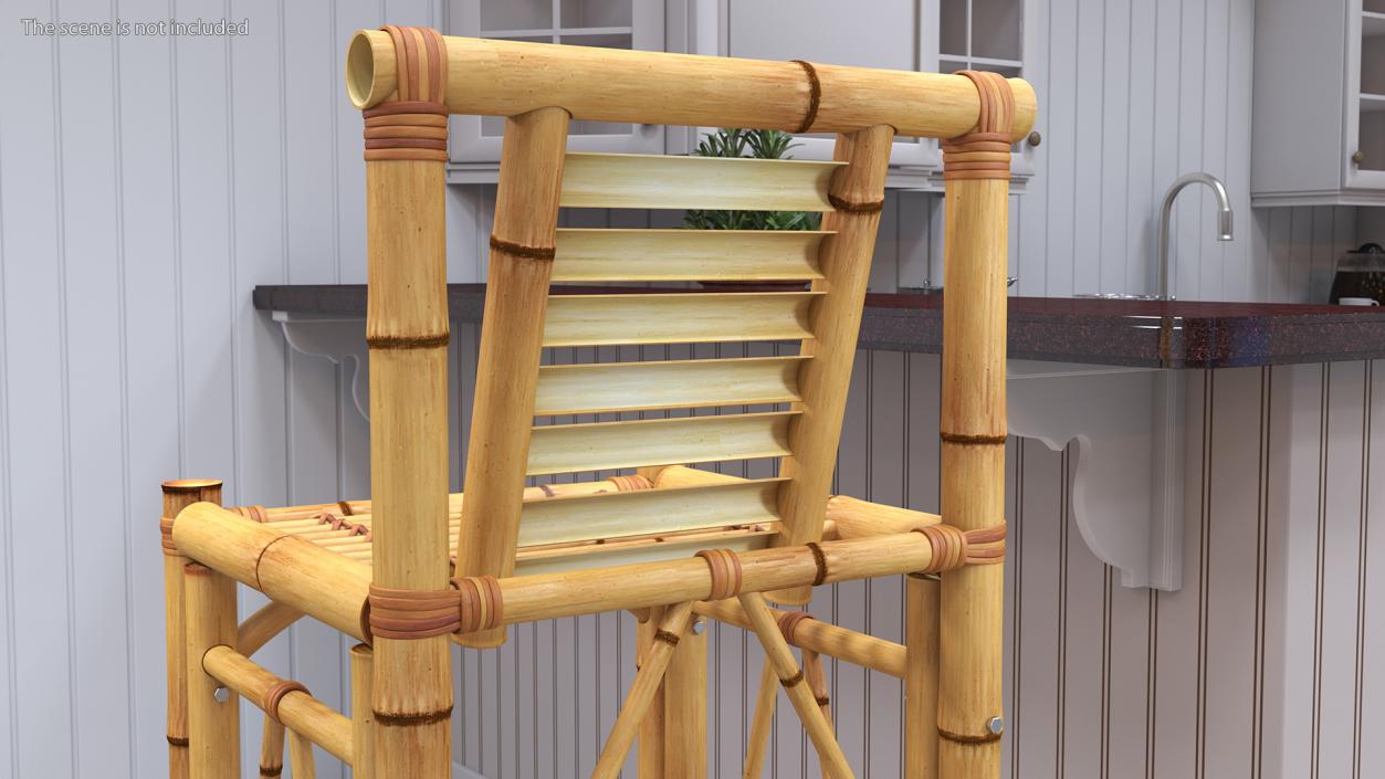 3D Bamboo Chairs Collection 3