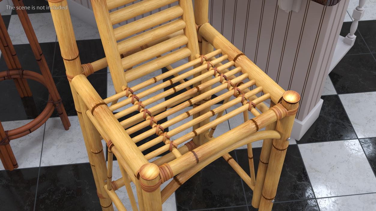 3D Bamboo Chairs Collection 3