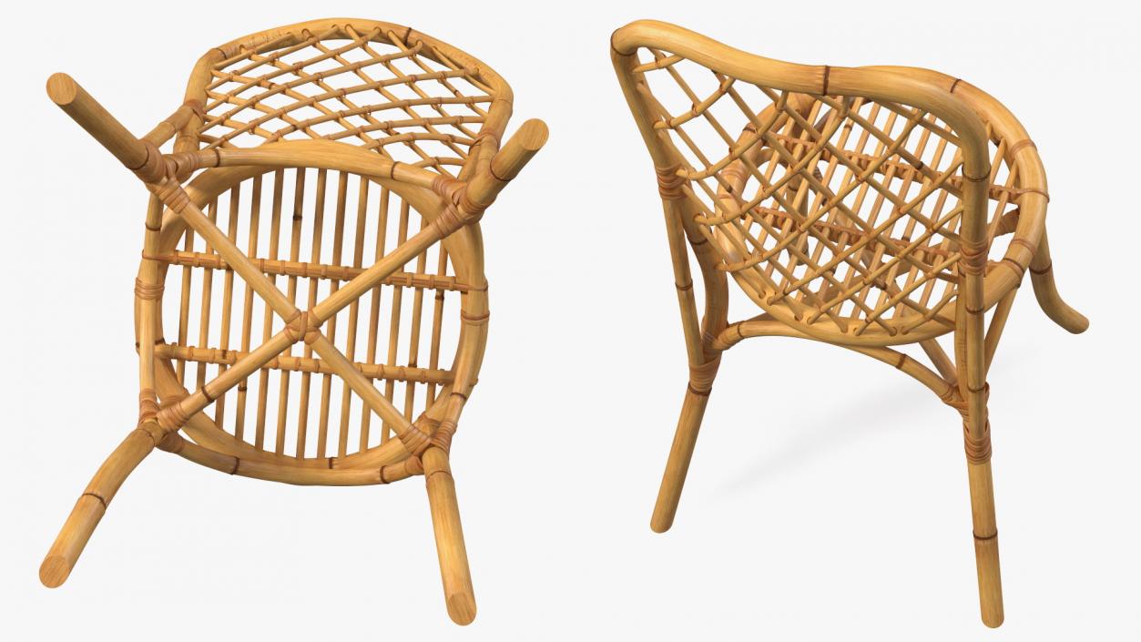 3D Bamboo Chairs Collection 3