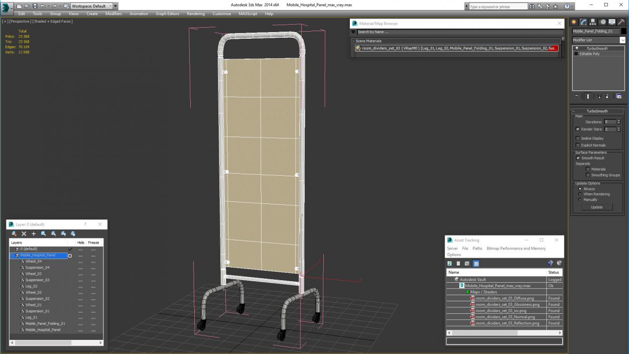 3D Mobile Hospital Panel