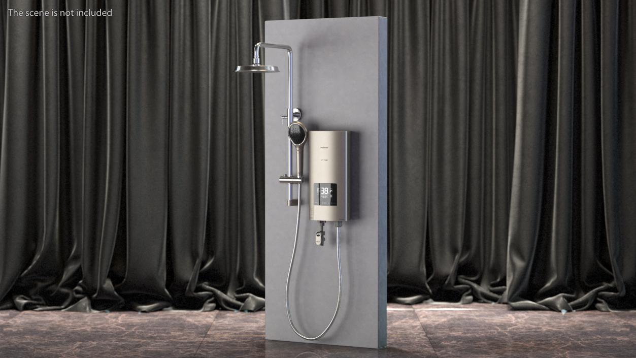 3D Panasonic Water Heater Right model