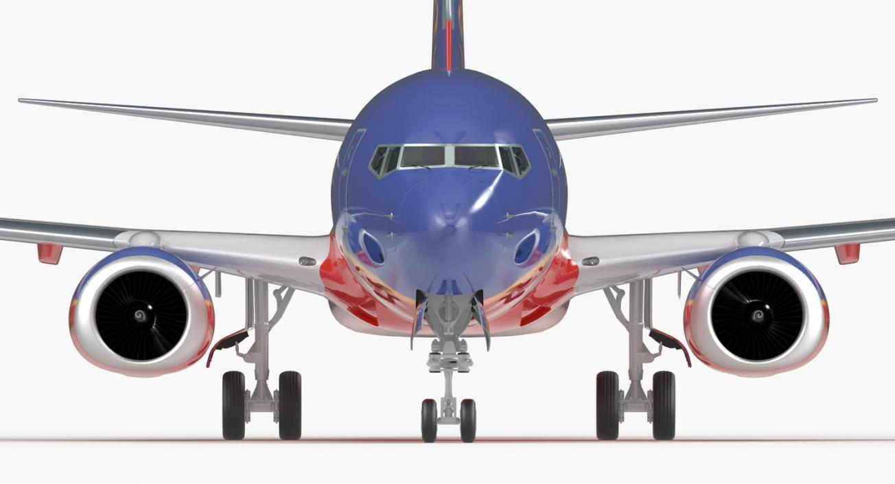 3D Boeing 737-700 Southwest Airlines model