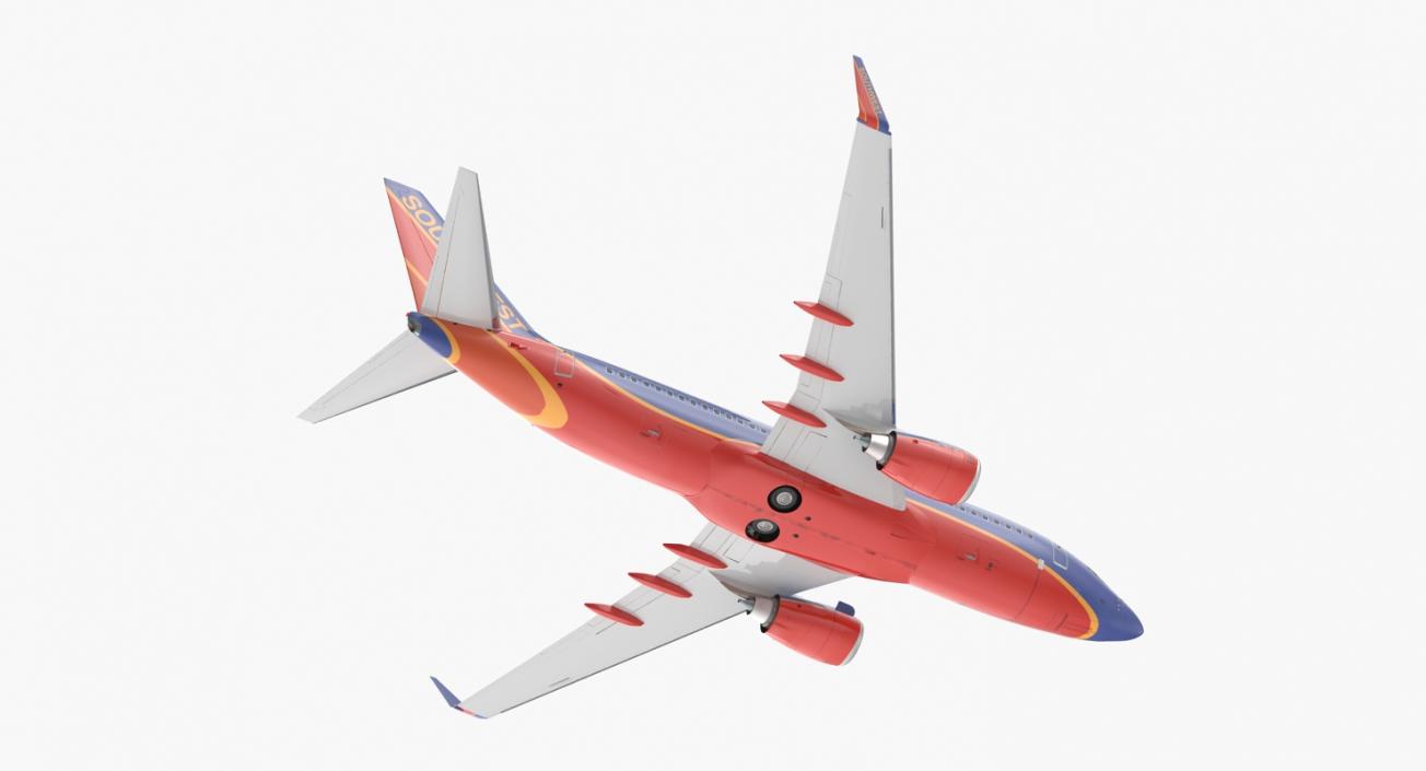 3D Boeing 737-700 Southwest Airlines model