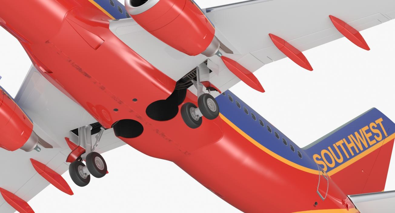 3D Boeing 737-700 Southwest Airlines model