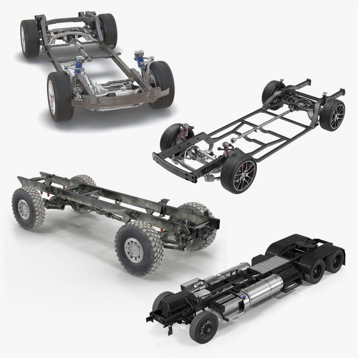 3D Vehicle Chassis Collection