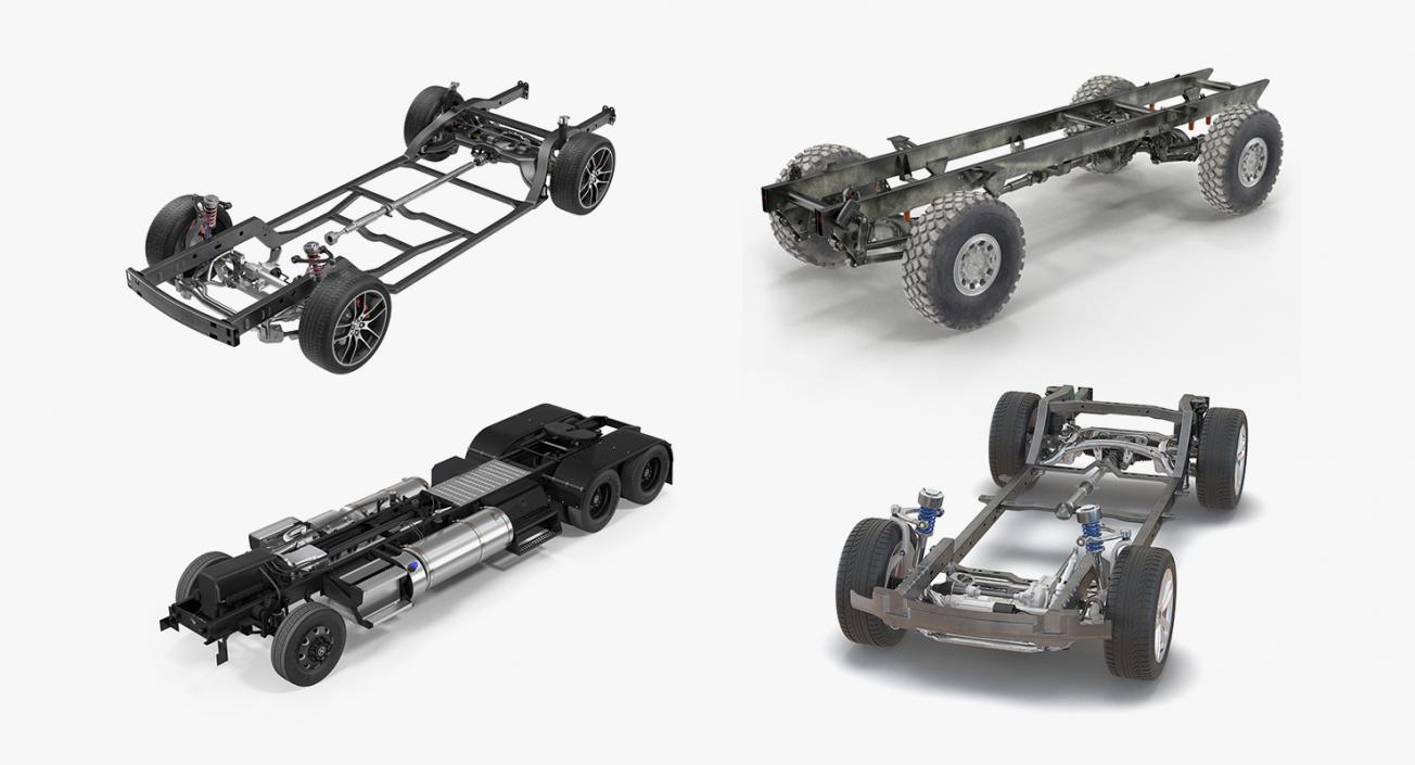 3D Vehicle Chassis Collection