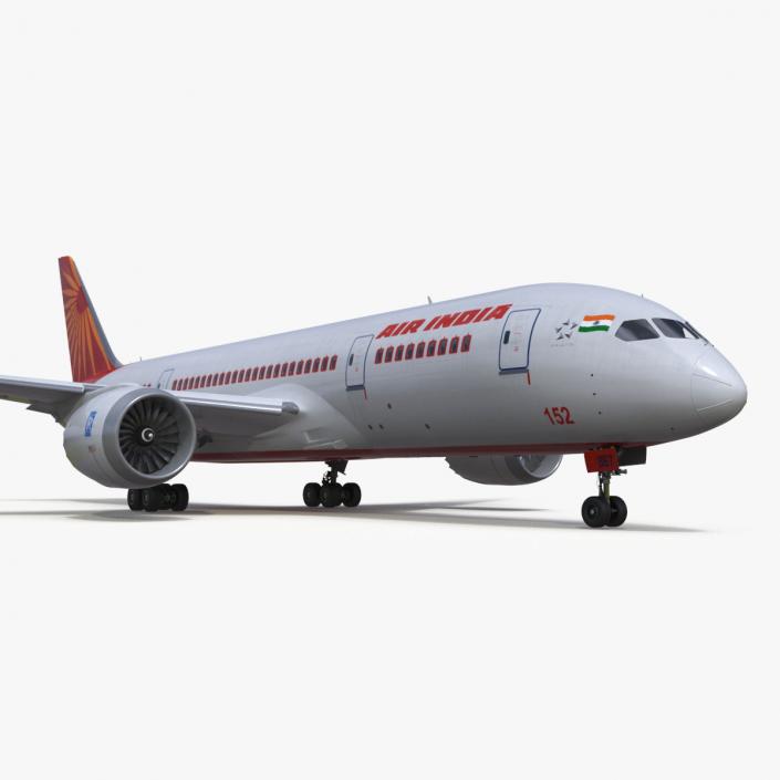 Air India Boeing 787-8 Dreamliner Aircraft 3D