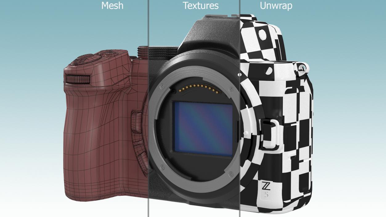 Digital Camera Body 3D model