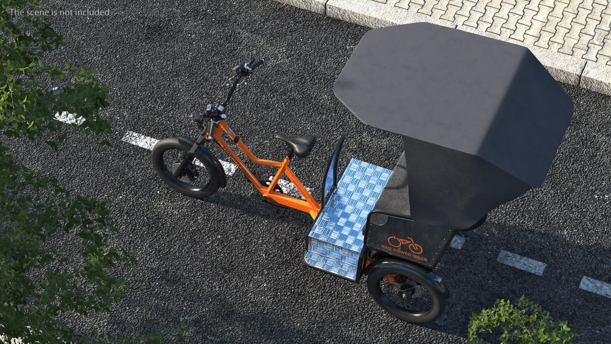 3D Rad Power Bike RadBurro with Passenger Seat model