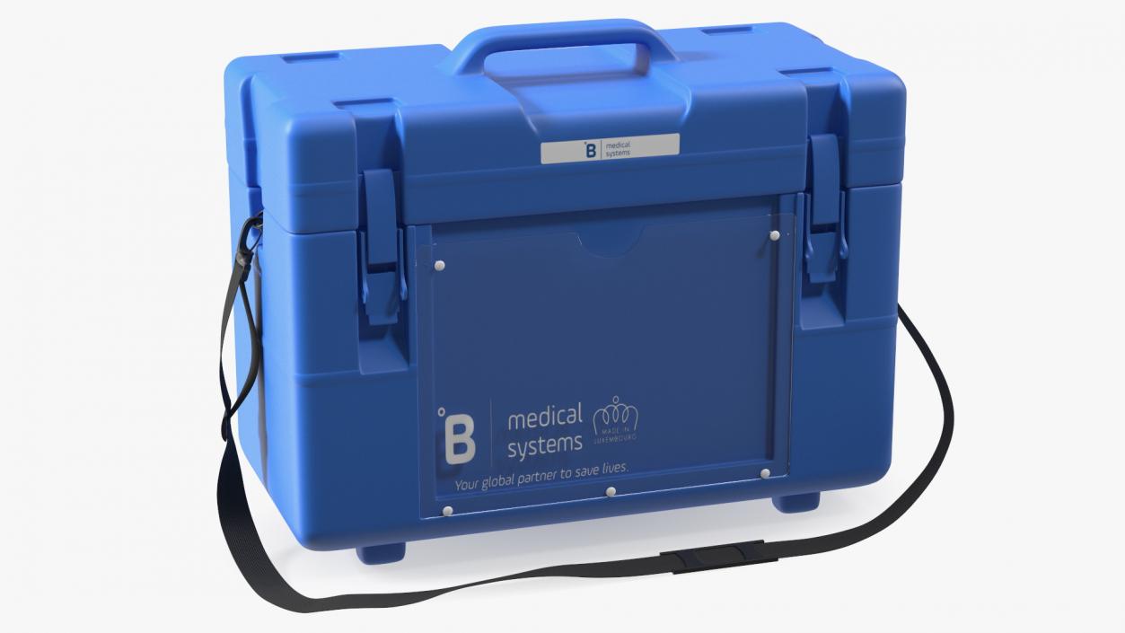 3D Vaccine Transport Box Blue