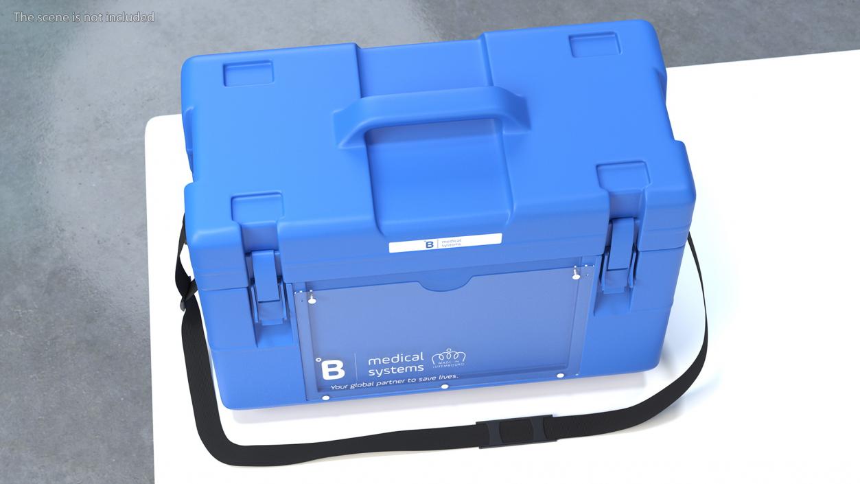 3D Vaccine Transport Box Blue