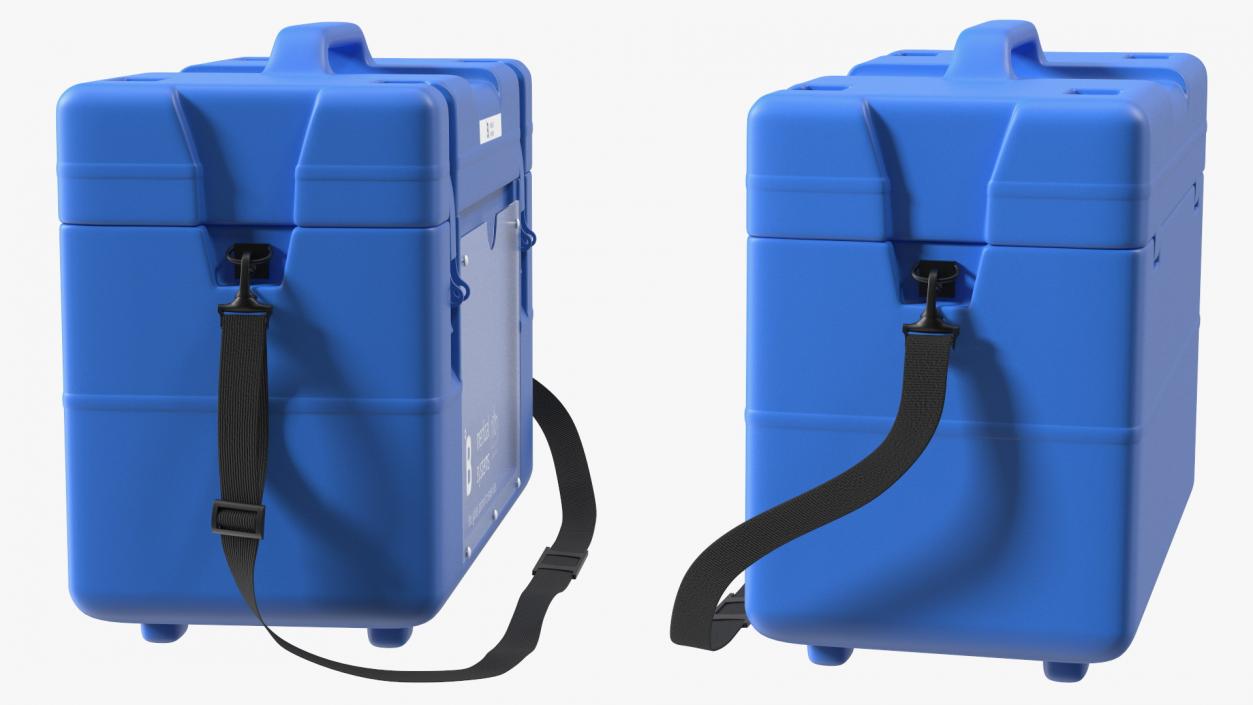 3D Vaccine Transport Box Blue